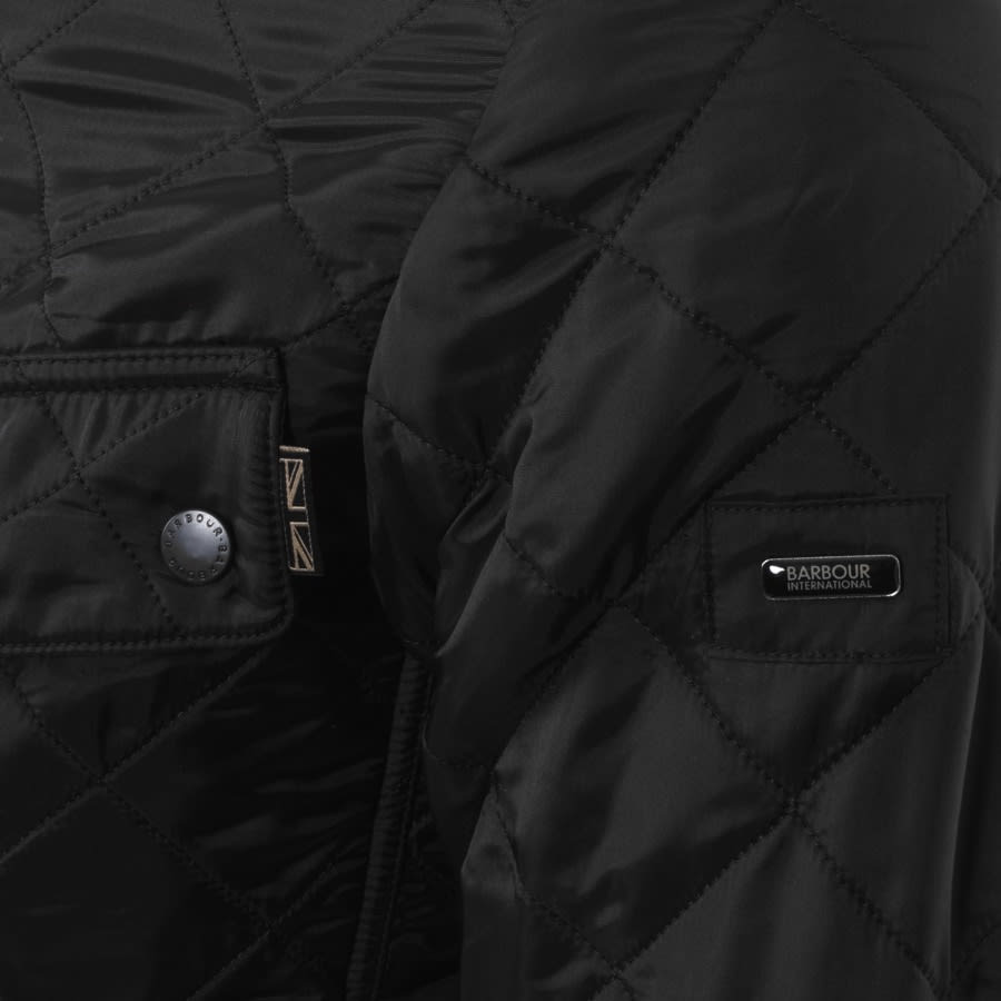 Alternative Image for ProductBarbour International Ariel Quilted Jacket Black3